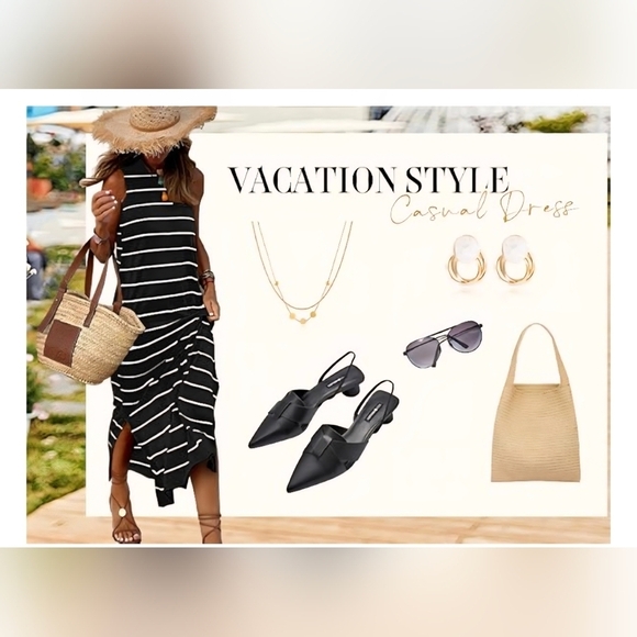 BLENCOT Womens 2025 Spring Summer Maxi Dress #579, 580 NWOT - Picture 8 of 9